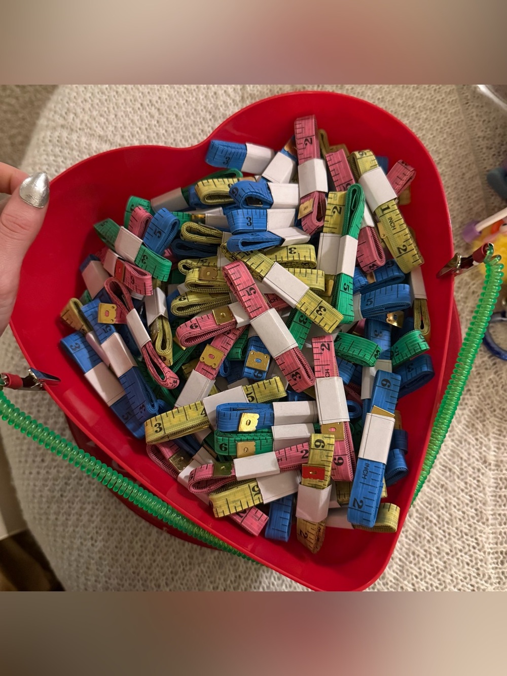 4 for $6 Assorted Colored Measuring Tapes